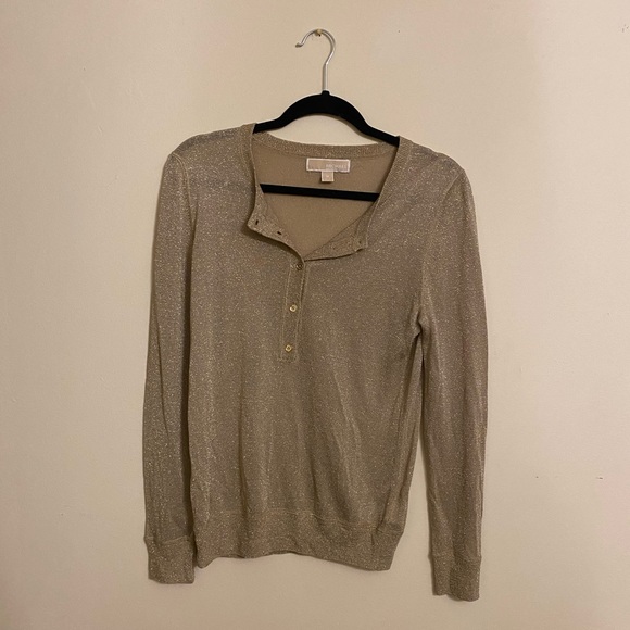 Michael Michael Kors M gold sweater - Picture 1 of 3